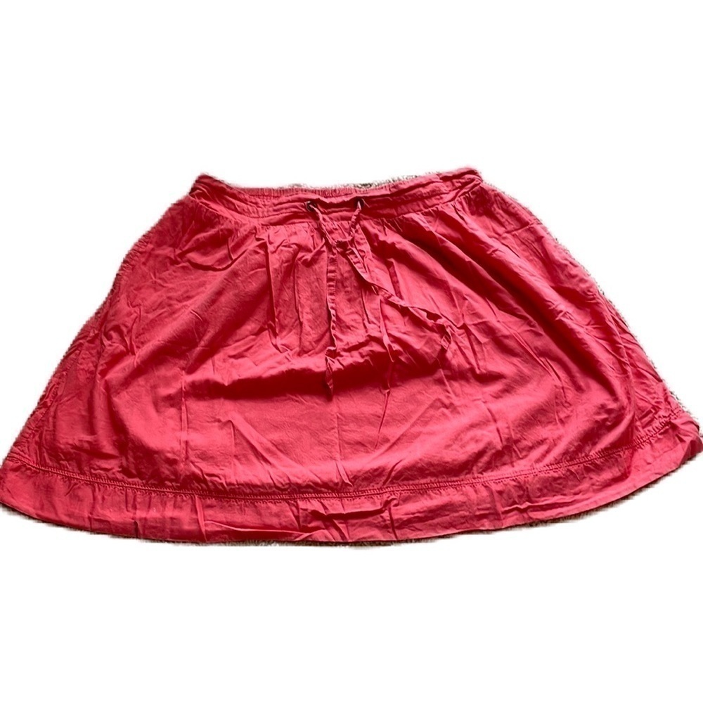 Merona M coral cotton skirt with pockets